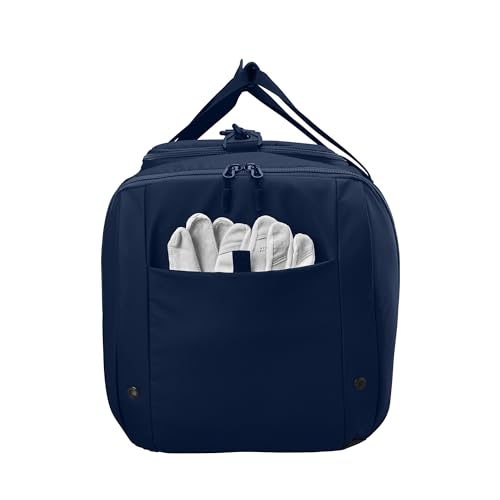 EvoShield Tone Set Player's Duffle Bag Navy - Large Travel Sports Bag with Shoe & Valuables Pockets