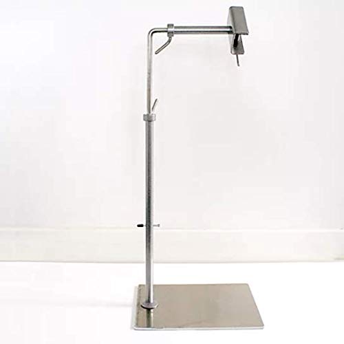 Lowery Adjustable Workstand with Side Clamp - Powder Coated Silver Grey