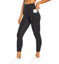 Women's High Rise Pocket Ankle Leggings - X-Large Black Activewear