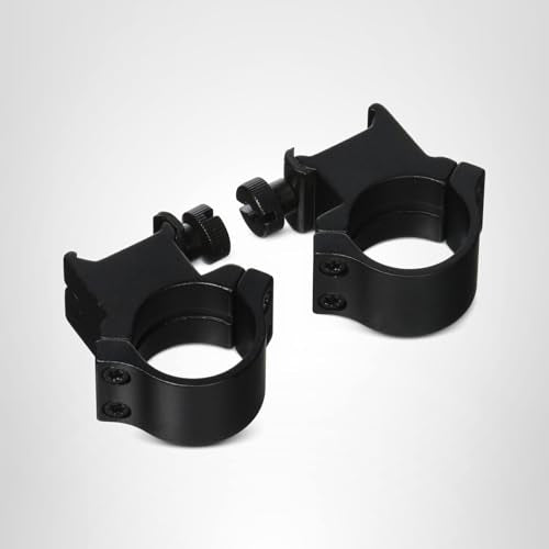 Weaver 47334 Four Hole Rings, Redfield, High, Matte Black