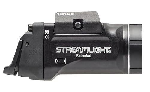 Rechargeable Gun Light with Ambidextrous Switch - Fits 1913 Short Rails - One Size