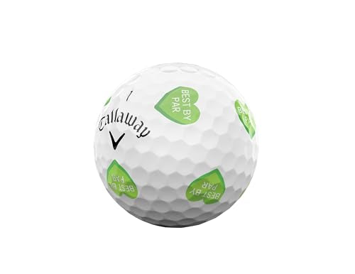 Callaway Chrome Soft 2026 Golf Balls - Truvis Hearts, One Dozen, Tour Performance