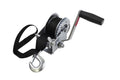 SeaSense Zinc Plated PWC Trailer Winch 900 lbs Capacity with Strap & Hook