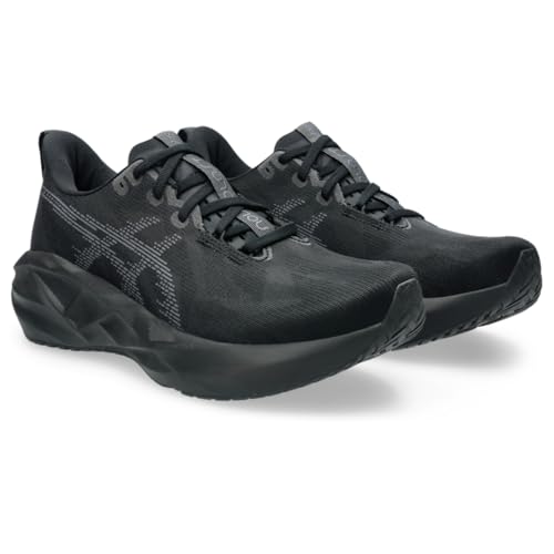 Men's ASICS NOVABLAST 5 Running Shoes - Black/Carrier Grey, 10.5
