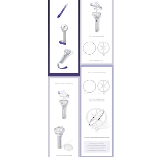 KATSEYE Official K-Pop Lightstick Set with Photocards & Accessories