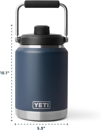 YETI Rambler Half Gallon Jug 2.0 - Royal Blue, Vacuum Insulated, Leakproof, Stainless Steel with MagCap
