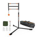 Adjustable Solo Baseball Swing Trainer with Auto Reset for Indoor & Backyard Practice