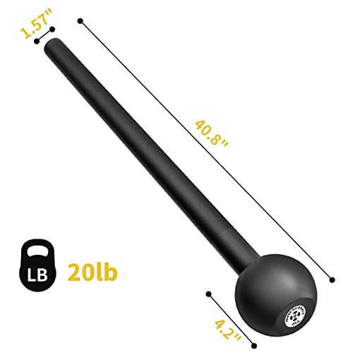 20lb Steel Macebell Power Guidance Full Body Workout Equipment for Strength Training