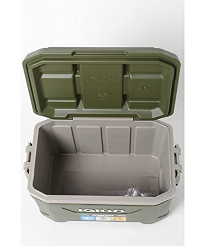 Igloo Sportsman Latitude 52 Cooler Box 11.2 Gal Outdoor Camping & Fishing Green