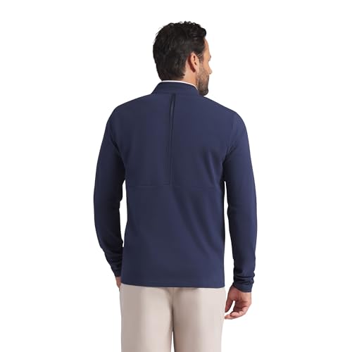 Men's Cloudspun Tech Golf 1/4 Zip Shirt - Medium Deep Navy