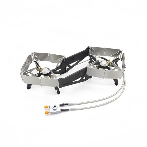 Portable Camping Stove ONTOMYO BRS-32 Foldable Gas Burner 1940W with Carrying Case