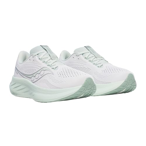 Saucony Women's Ride 18 Running Sneakers Fog/Mist Size 10 - Lightweight Comfort