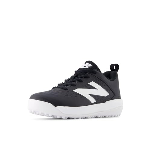 Kids Turf Trainer Shoes 11.5 Wide Black White for Baseball & Sports - New Balance 4040 V8