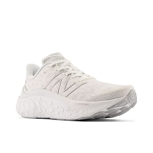 New Balance Women's Fresh Foam X Kaiha Road Running Shoes 8 Wide White/Quartz Grey/Silver Metallic
