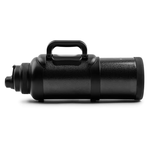 Titan Gallon Water Jug - 135 Oz Hammered Onyx Vacuum Insulated Bottle
