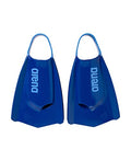 Arena Powerfin Pro II Swim Training Fins Blue Size 6-7 Unisex Silicone Short Blade