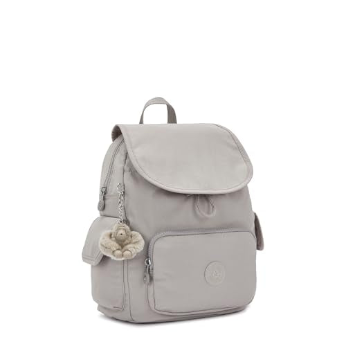 Kipling Women's City Pack Backpack Grey 10.5"L x 14.5"H x 6.75"D All-Day Versatile