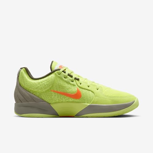 Nike Ja 2 Basketball Shoes Size 13 - Light Lemon & Cargo Khaki, Men's Athletic Sneakers