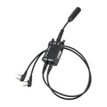 HEARFALCOM Tactical Headset Adapter for MPU5 Dual PTT with Black Finish