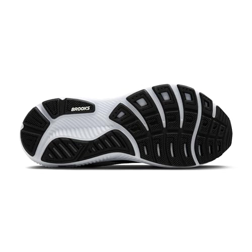 Brooks Men’s Ghost 17 Neutral Running Shoes - Black/Grey/White, Size 10