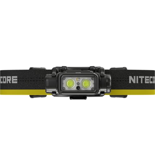 Rechargeable 1700 Lumen LED Headlamp with Red and Reading Lights for Camping, Hiking, Work