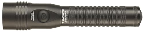 Rechargeable LED Flashlight without Charger - 700 Lumens, Black, Dual Switch