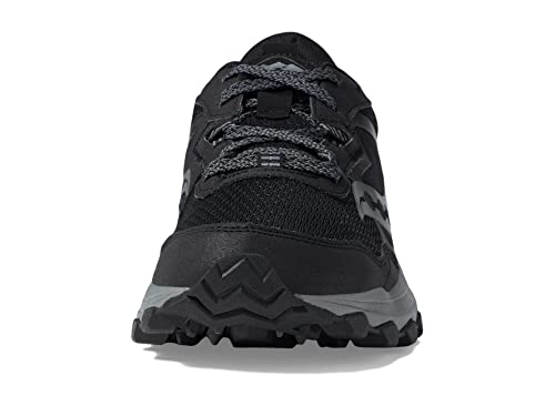 Saucony Men's Excursion TR16 Trail Running Shoes - Black/Charcoal, Size 10.5