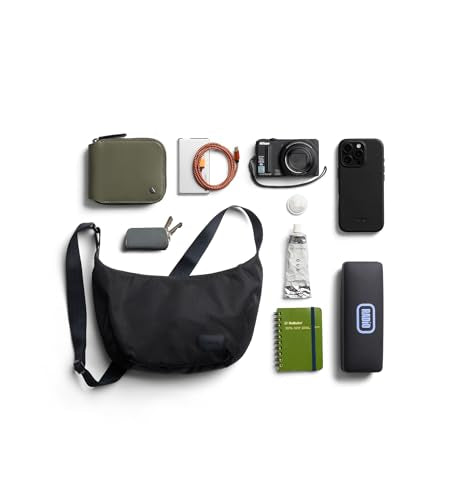 Bellroy Laneway Crescent Mini Crossbody Bag Ink 2.5L - Slim Travel & Everyday Purse