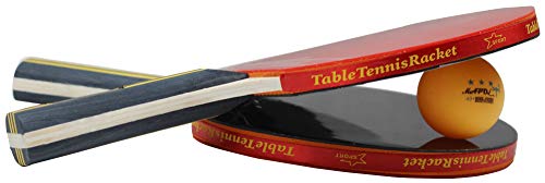 4 Player Table Tennis Set with 4 Paddles & 8 Balls - Portable Carry Case