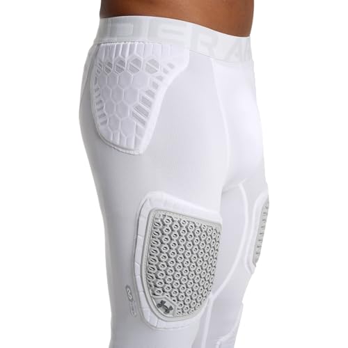 Under Armour Gameday Pro 7-Pad Football Compression Tights Medium White - Adult