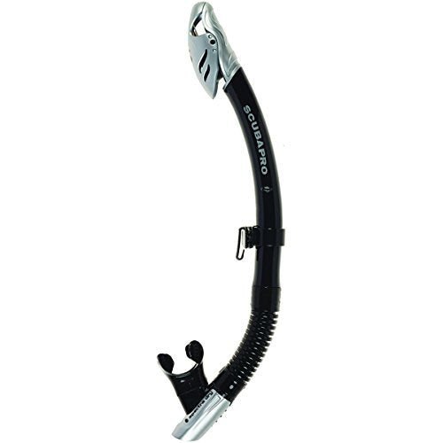 Dry Snorkel with Purge Valve and Quick-Connect Clip - Silver