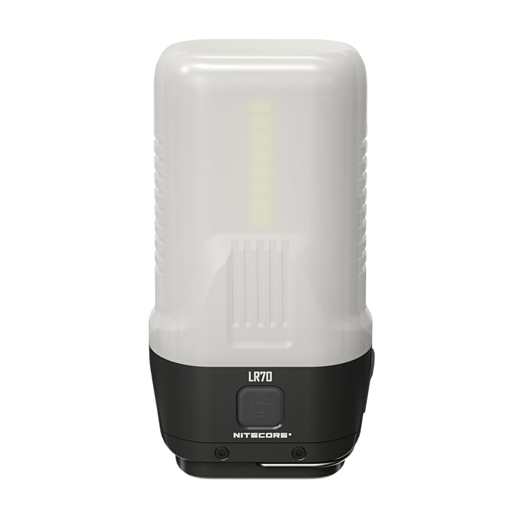 Nitecore LR70 LED Camping Lantern & Flashlight, 3000 Lumens, USB-C Rechargeable, Emergency Power Bank