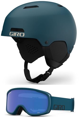 Giro Ledge Ski Helmet Matte Harbor Blue Black - Snowboarding Helmet for Men Women Youth
