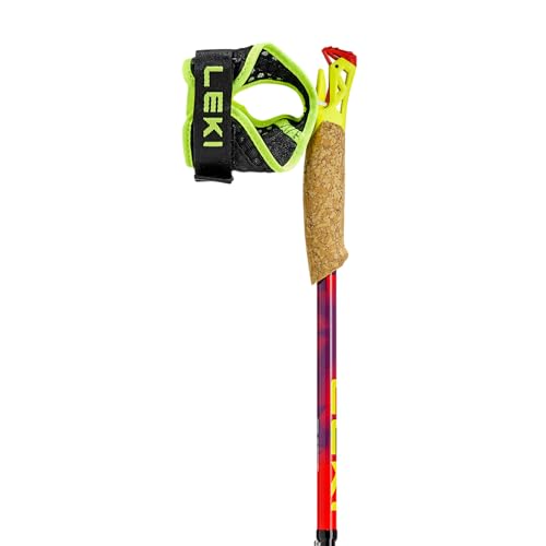 LEKI Ultratrail FX.One Superlite Carbon Trekking Poles 120cm Bright Red-Violet-Neonyellow
