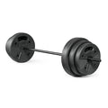 CAP 100 LB Threaded Barbell Set with Cement Grip Plates for Home Gym