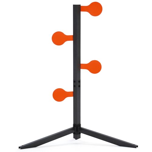 AR500 Steel Dueling Tree Target Kit with 4" x 1/4" Steel Paddle - Auto Reset Shooting Target