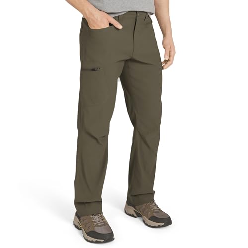 Eddie Bauer Men's Rainier Pants - 40W x 30L Slate Green, Waterproof, Active Fit