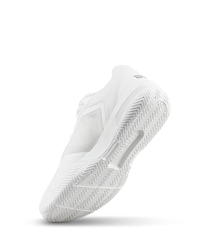 Wilson CourtGlide Women's Tennis Shoes - Multi-Color, Sizes 8, White/White/Silver