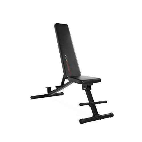 CAP Adjustable Utility Weight Bench - Economy Version, Multi-Position Home Gym Equipment