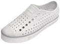 Native Shoes Unisex Jefferson Arc Wanderfoam Sneakers - Shell White & Whisper White, US 7 Women / US 5 Men