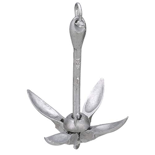 Attwood 5-Lb Folding Grapnel Anchor for Small Boats & Watercraft