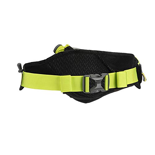 Nathan Peak Running Hydration Waist Pack Belt w/Speed Draw Flask Water Bottle, 18oz/535 ml Push/Pull Race Cap, Expandable Zippered Stretch Pocket