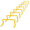 Agility Hurdles Pack of 8 - 18 Inch Speed & Training Obstacles for Athletes