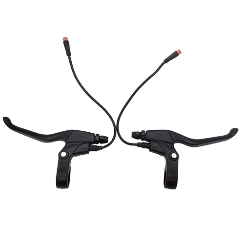 Electric Bike Brake Levers with Waterproof 2PIN Connector - 20cm Pair