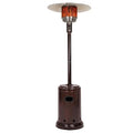 Outdoor Propane Patio Heater 46,000 BTU Havana Bronze with Wheels & Water Tank - Portable & Easy to Use