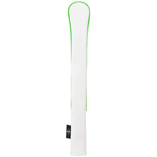 Golf Alignment Stick Covers Training Aid Case Holds 2 Sticks Lucky Clover Pattern (White)