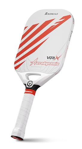 BURNCALO T700 Carbon Fiber Pickleball Paddle - Lightweight 7.8oz, High Spin & Power, 14mm Thermoformed Honeycomb Core, Edgeless Design for Intermediate Players