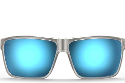 Shady Rays Cayman Men's Lightweight Polarized Sunglasses Ocean Smoke - Standard Fit