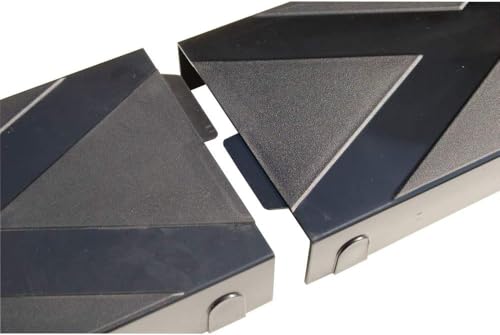 Modular Marine Bunk Guide-On Kit - Black for 2x6 Wooden Bunks, Boat Trailer
