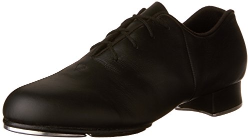 Tap-Flex Leather Tap Shoes for Women - Black 8 - Dance Footwear